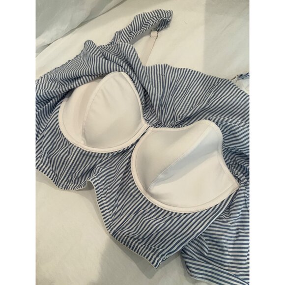 Victorias Secret Dream Angels Lines Strapless Flounce Bra, size 36D - Picture 5 of 7
